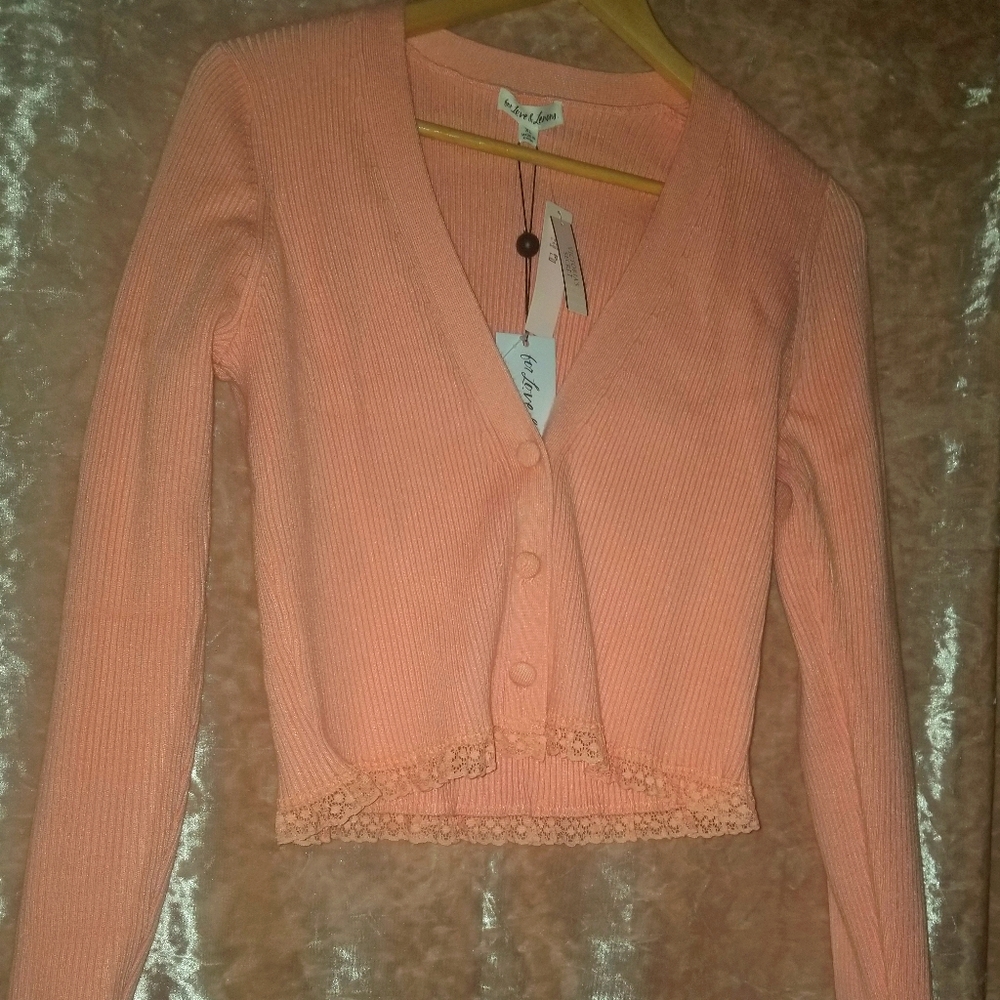 Lace sweater